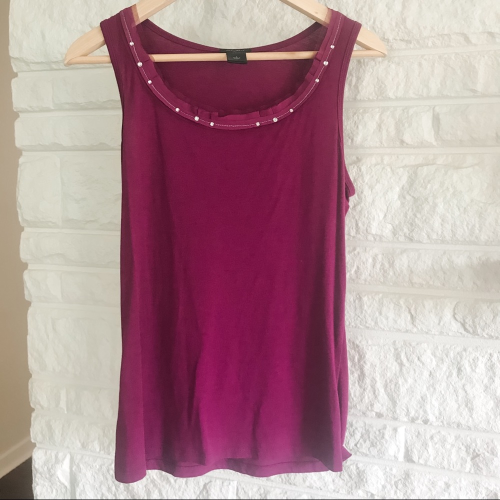 ✅*LIKE NEW* Ann Taylor Purple Tank